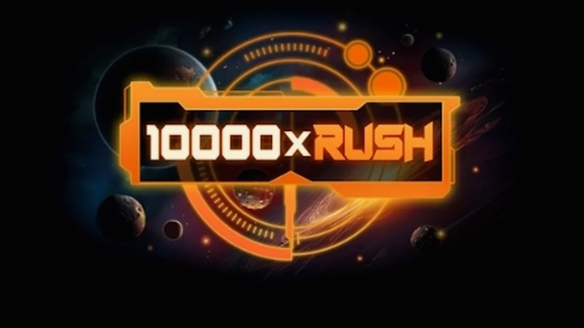 Interface do jogo 10000 x Rush em um dispositivo móvel