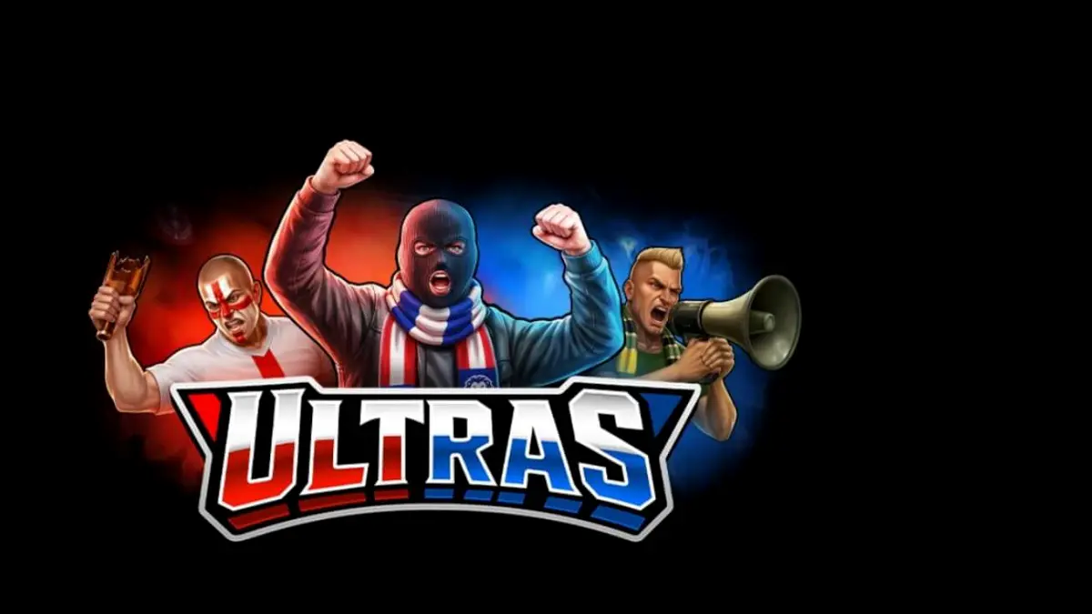 Interface do slot Ultras com temática de torcidas organizadas e sinalizadores